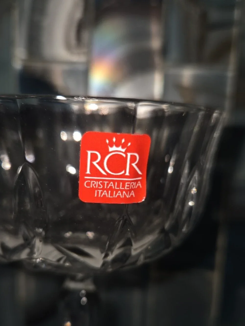 RCR Crystal Coupe Glasses in Clear - Set of 4